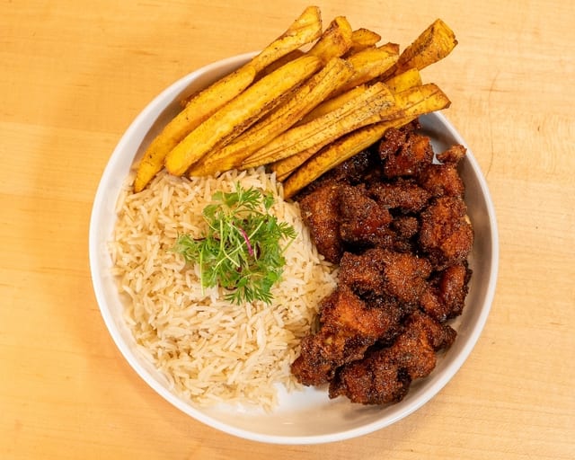 Honey Jerk Chicken Bowl.