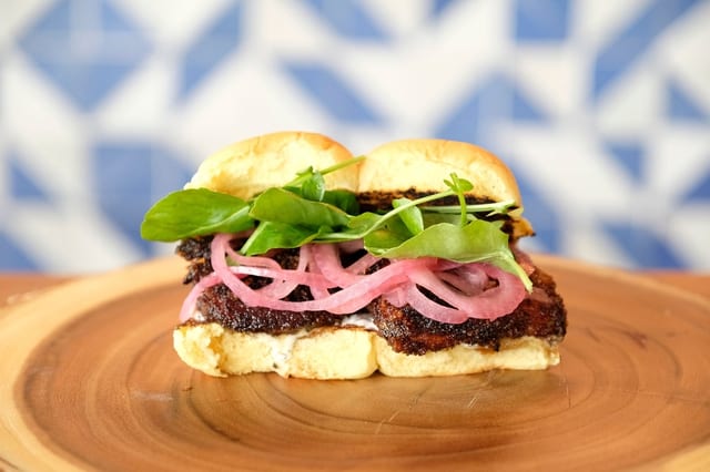 Honey Jerk Chicken Sandwich.