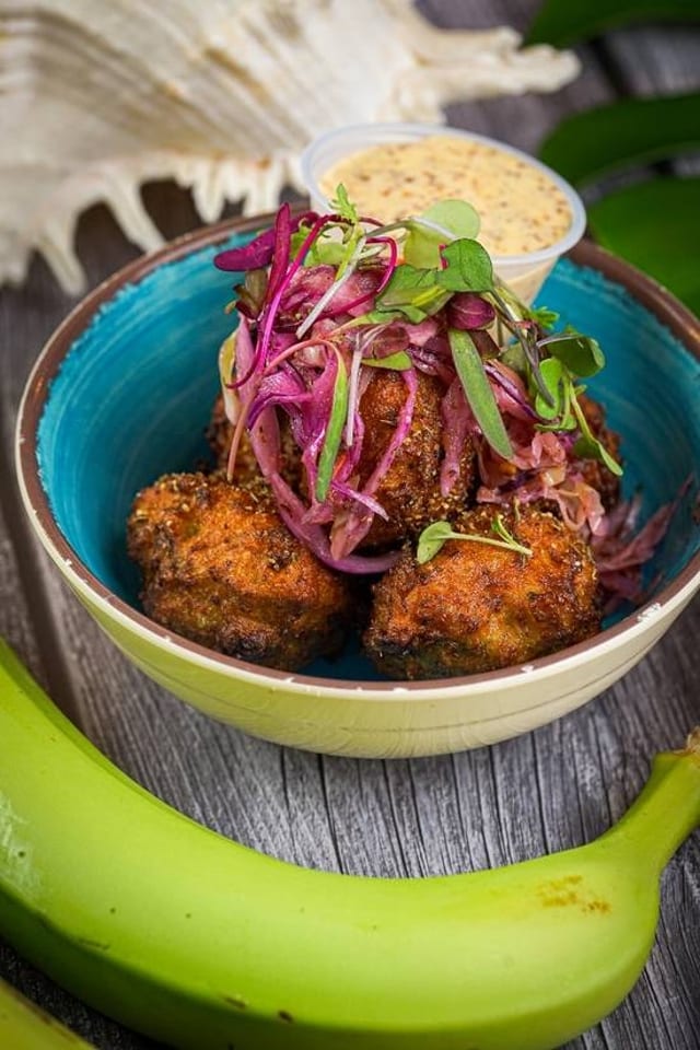 Caribbean Conch Fritters.